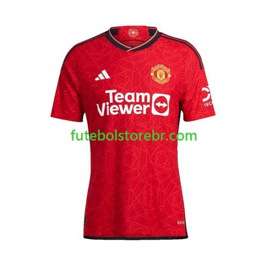 Camisa Manchester United I 2023-2024 manga curta pro Feminino