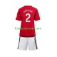 Camisa Manchester United Lindelof 2 I 2023-2024 manga curta pro Juvenil