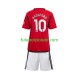 Camisa Manchester United Marcus Rashford 10 I 2023-2024 manga curta pro Juvenil