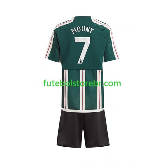 Camisa Manchester United Mount 7 II 2023-2024 manga curta pro Juvenil