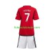 Camisa Manchester United Mount 7 I 2023-2024 manga curta pro Juvenil