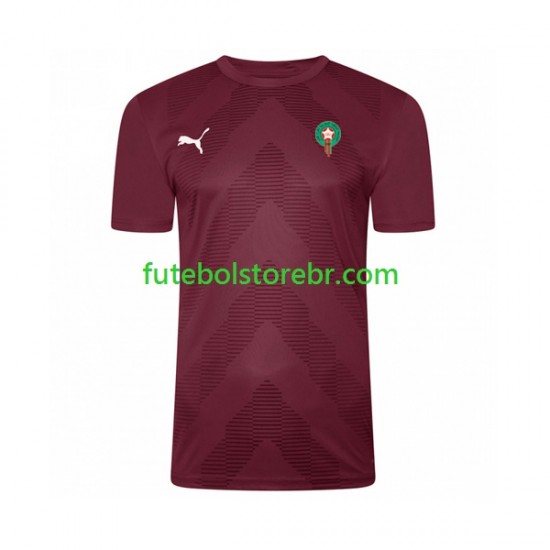 Camisa Goleiro Marrocos I 2022 manga curta pro Masculina