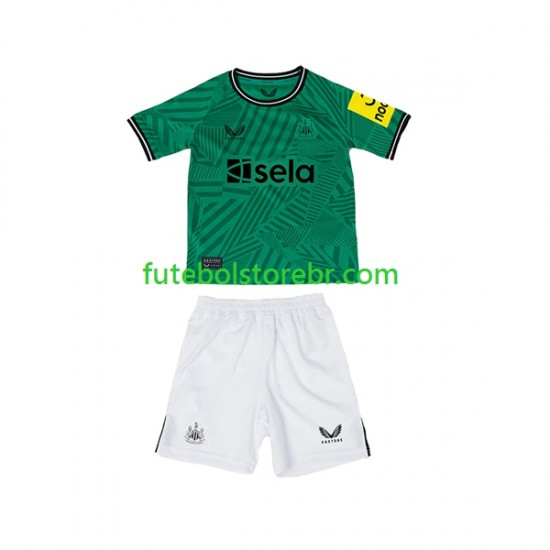 Camisa Newcastle United II 2023-2024 manga curta pro Juvenil