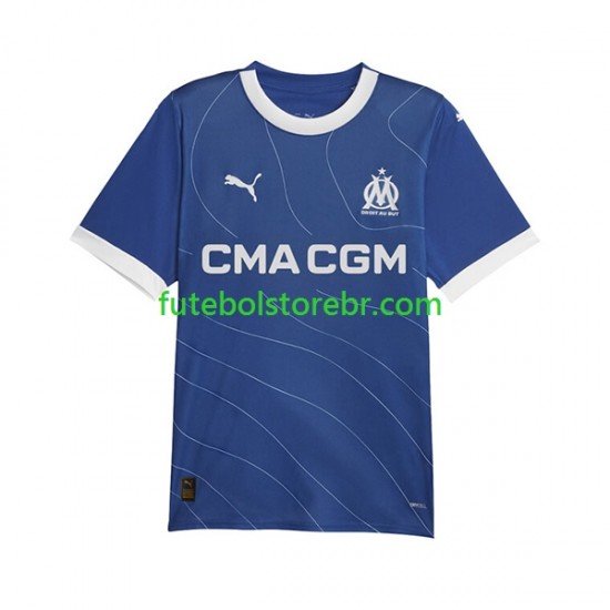 Camisa Olympique de Marseille II 2023-2024 manga curta pro Masculina