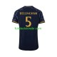 Camisa Real Madrid Jude Bellingham 5 II 2023-2024 manga curta pro Masculina