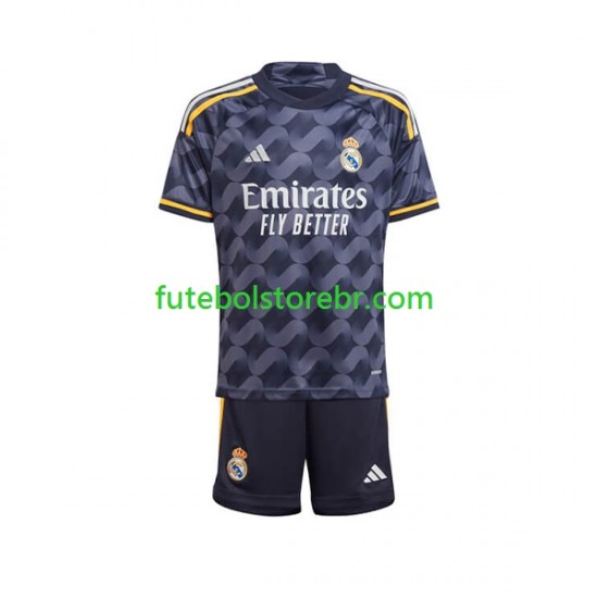 Camisa Real Madrid II 2023-2024 manga curta pro Juvenil