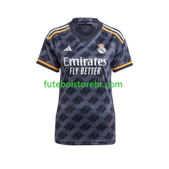 Camisa Real Madrid II 2023-2024 manga curta pro Feminino