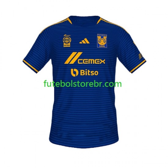 Camisa Tigres UANL II 2023-2024 manga curta pro Masculina