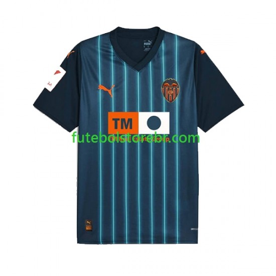 Camisa Valencia CF II 2023-2024 manga curta pro Masculina