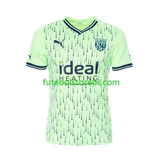 Camisa West Bromwich Albion II 2023-2024 manga curta pro Masculina