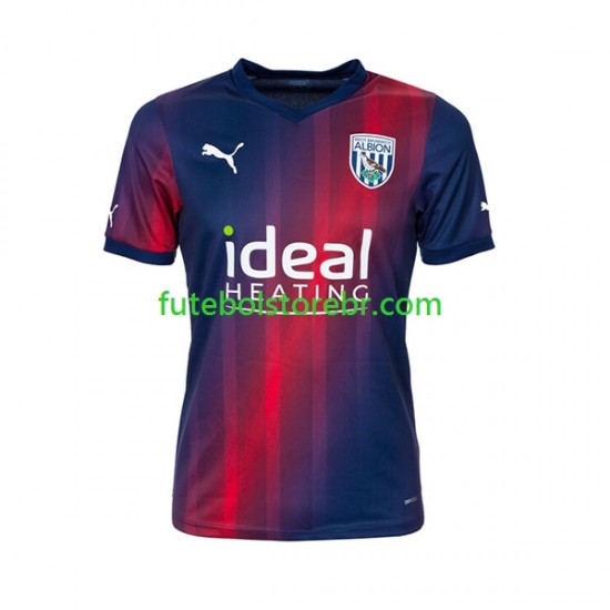 Camisa West Bromwich Albion III 2023-2024 manga curta pro Masculina