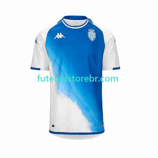 Camisa AS Mônaco III 2023-2024 manga curta pro Masculina