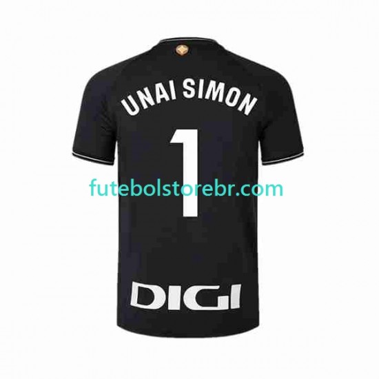 Camisa Goleiro Athletic Club UNAI SIMON 1 I 2023-2024 manga curta pro Masculina