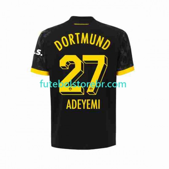 Camisa Borussia Dortmund Karim Adeyemi 27 II 2023-2024 manga curta pro Masculina