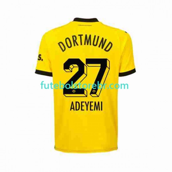 Camisa Borussia Dortmund Karim Adeyemi 27 I 2023-2024 manga curta pro Masculina