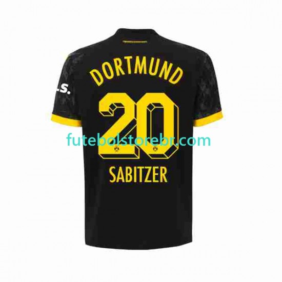 Camisa Borussia Dortmund Marcel Sabitzer 20 II 2023-2024 manga curta pro Masculina