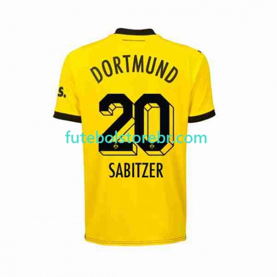 Camisa Borussia Dortmund Marcel Sabitzer 20 I 2023-2024 manga curta pro Masculina