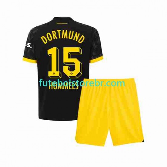 Camisa Borussia Dortmund Mats Hummels 15 II 2023-2024 manga curta pro Juvenil