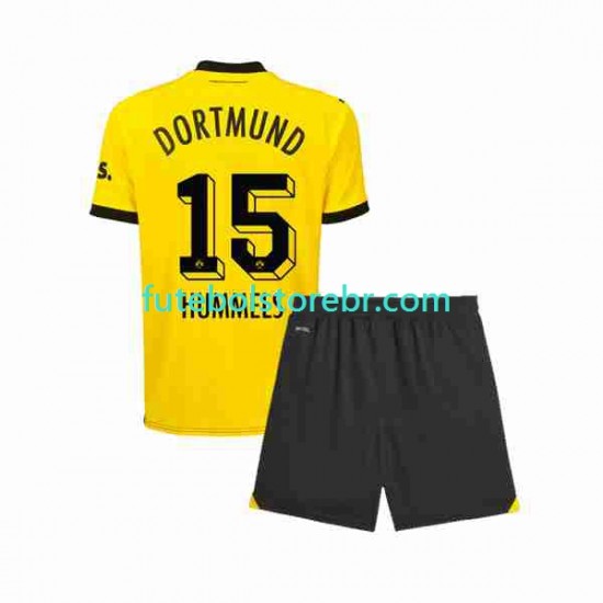 Camisa Borussia Dortmund Mats Hummels 15 I 2023-2024 manga curta pro Juvenil