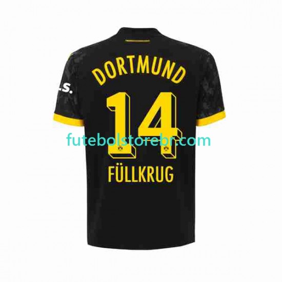 Camisa Borussia Dortmund Niclas Fullkrug 14 II 2023-2024 manga curta pro Masculina