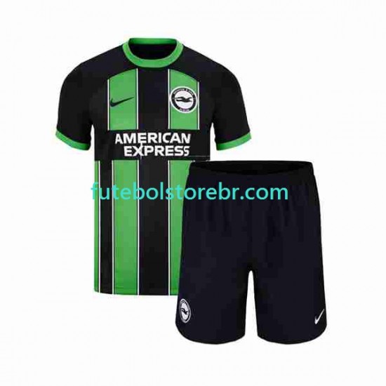 Camisa Brighton Hove Albion II 2023-2024 manga curta pro Juvenil