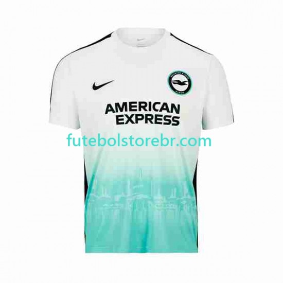 Camisa Brighton Hove Albion III 2023-2024 manga curta pro Masculina