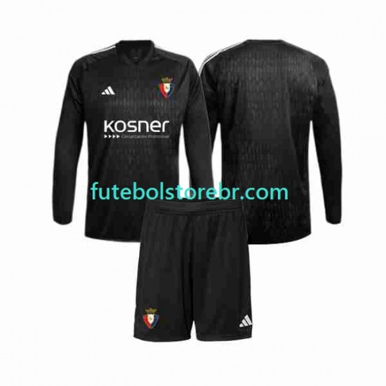 Camisa Goleiro CA Osasuna II 2023-2024 manga longa pro Juvenil