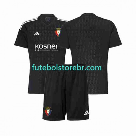 Camisa Goleiro CA Osasuna II 2023-2024 manga curta pro Juvenil