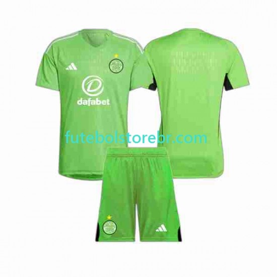 Camisa Goleiro Celtic II 2023-2024 manga curta pro Juvenil