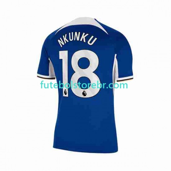 Camisa Chelsea Christopher Nkunku 18 I 2023-2024 manga curta pro Masculina