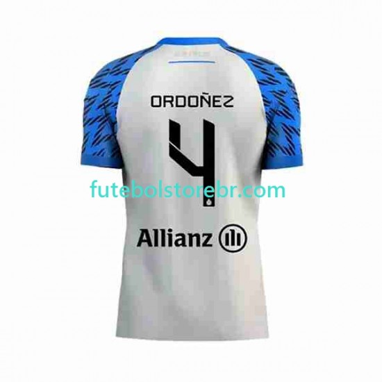 Camisa Club Brugge Joel Ordonez 4 II 2023-2024 manga curta pro Masculina