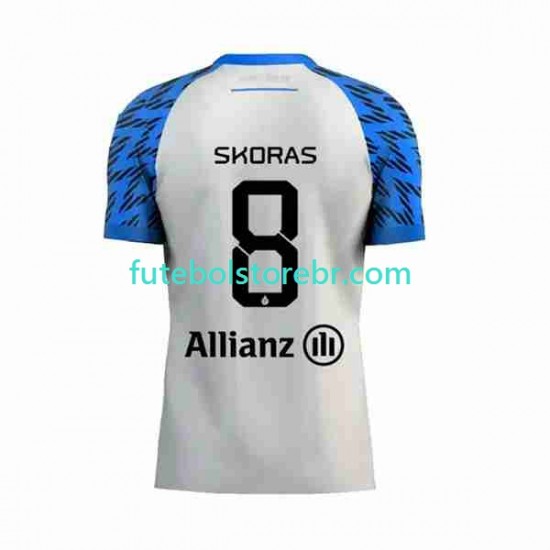 Camisa Club Brugge Michal Skoras 8 II 2023-2024 manga curta pro Masculina