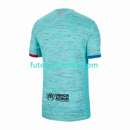 Camisa FC Barcelona III 2023-2024 manga curta pro Masculina