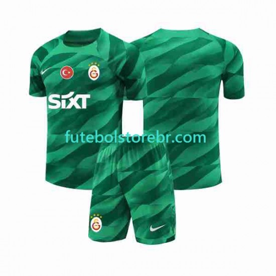 Camisa Goleiro Galatasaray I 2023-2024 manga curta pro Juvenil