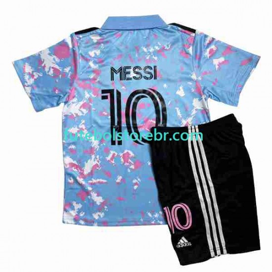 Camisa Inte Miami Lionel Messi 10 III 2023-2024 manga curta pro Juvenil