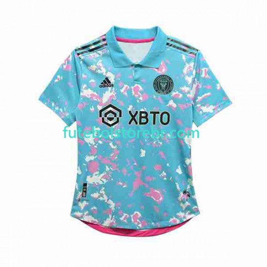 Camisa Inte Miami Lionel Messi 10 III 2023-2024 manga curta pro Masculina