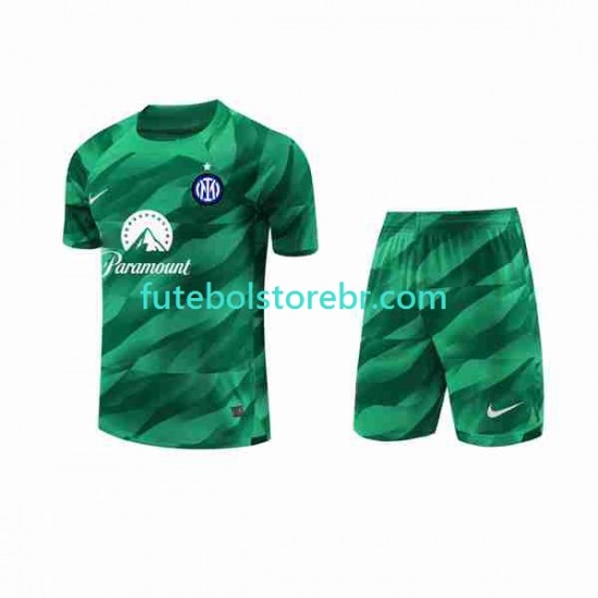 Camisa Goleiro Internazionale II 2023-2024 manga curta pro Juvenil