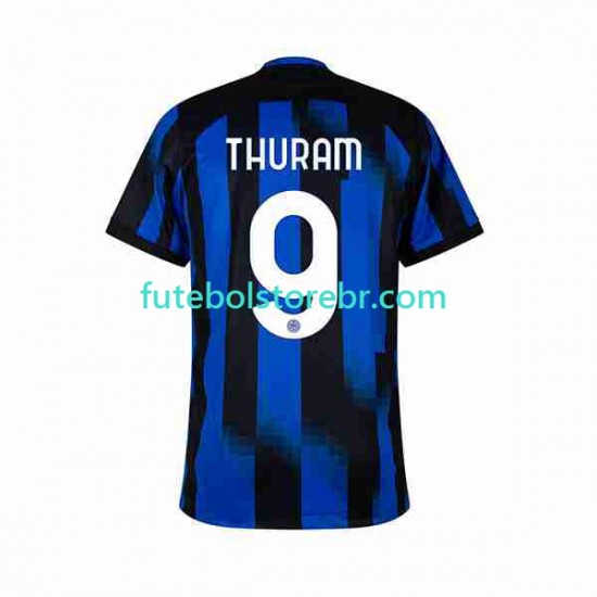 Camisa Internazionale Marcus Thuram 9 I 2023-2024 manga curta pro Masculina