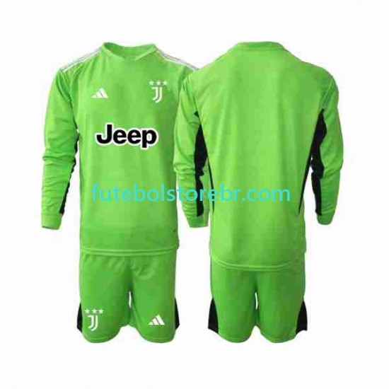 Camisa Goleiro Juventus III 2023-2024 manga longa pro Juvenil