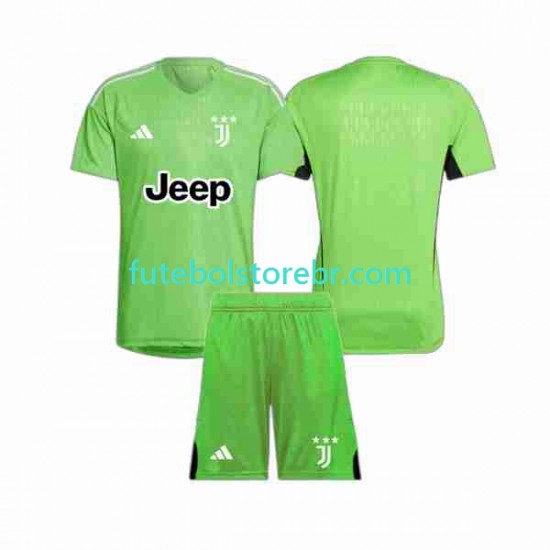 Camisa Goleiro Juventus III 2023-2024 manga curta pro Juvenil