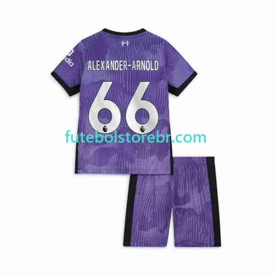 Camisa Liverpool Alexander-Arnold 66 III 2023-2024 manga curta pro Juvenil