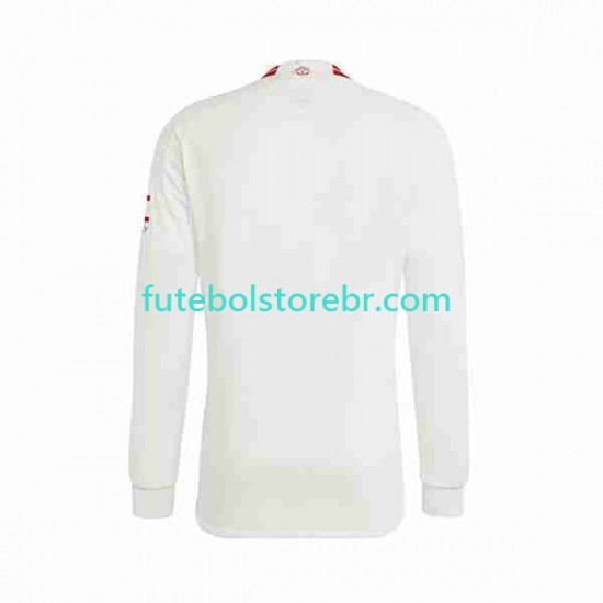 Camisa Manchester United III 2023-2024 manga longa pro Masculina