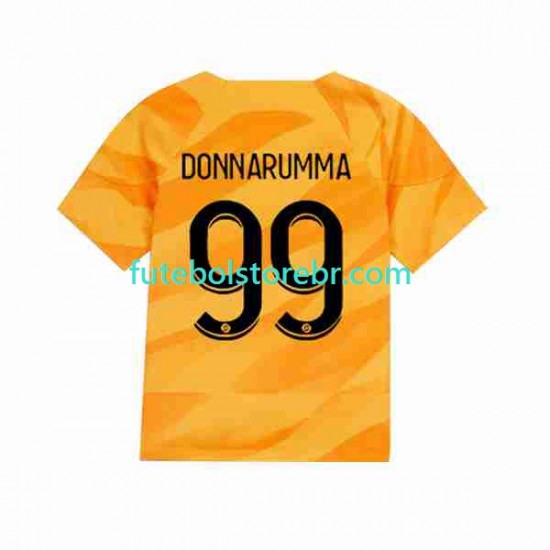 Camisa Goleiro Paris Saint Germain Donnarumma 99 II 2023-2024 manga curta pro Masculina