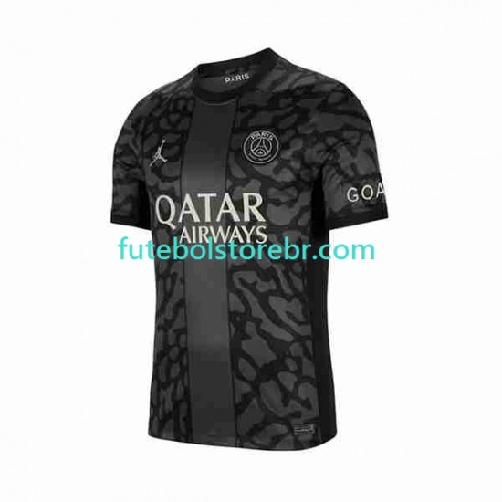 Camisa Paris Saint Germain III 2023-2024 manga curta pro Masculina