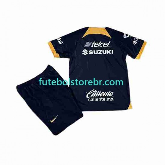 Camisa Pumas UNAM II 2023-2024 manga curta pro Juvenil