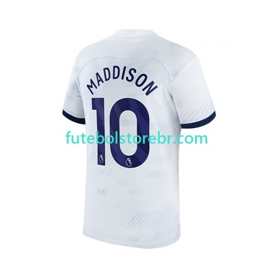 Camisa Tottenham Hotspur James Maddison 10 I 2023-2024 manga curta pro Masculina