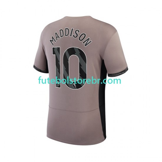 Camisa Tottenham Hotspur James Maddison 10 III 2023-2024 manga curta pro Masculina