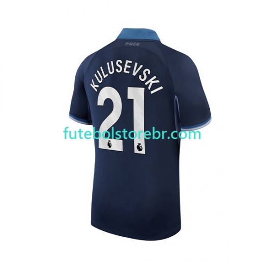 Camisa Tottenham Hotspur Kulusevski 21 II 2023-2024 manga curta pro Masculina