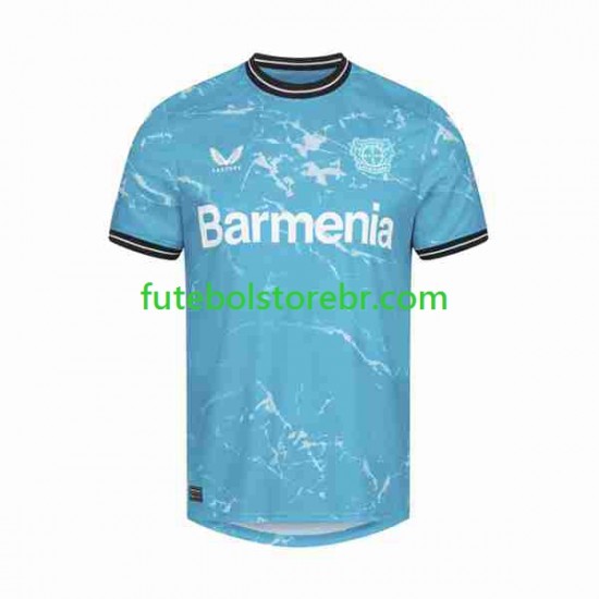 Camisa Bayer Leverkusen III 2023-2024 manga curta pro Masculina