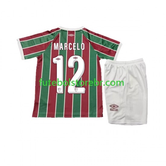 Camisa Fluminense Marcelo 12 I 2023-2024 manga curta pro Juvenil